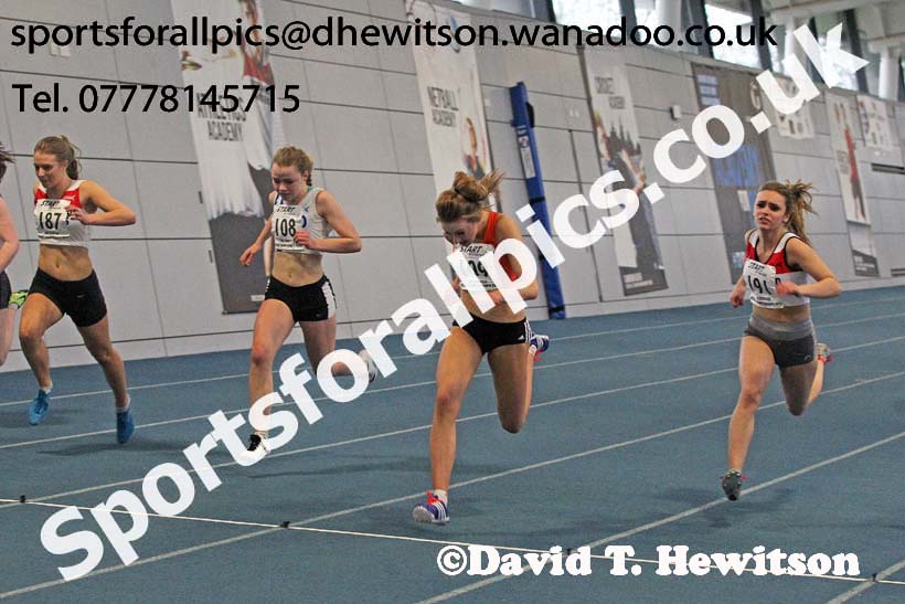 60 metres, North Eastern Indoor Champs. Photo: David T. Hewitson/Sports for All Pics